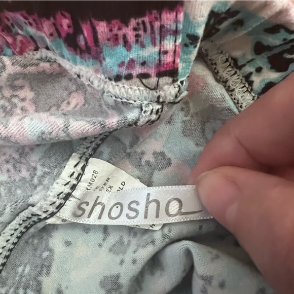 Shosho Women’s Leggings with Pink and Black Patterns Size Small - Picture 5 of 6